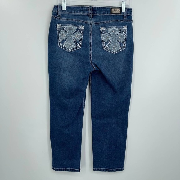 Earl Jeans cross embroidered crops - Picture 4 of 11